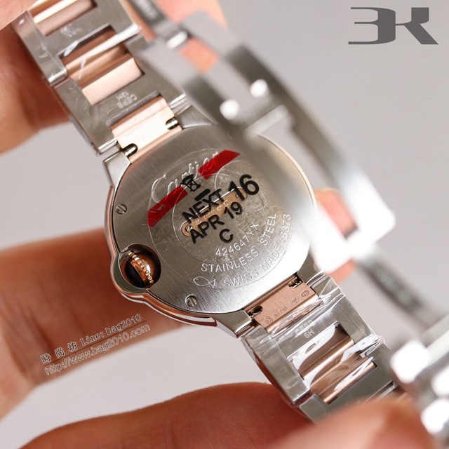 卡地亞專櫃爆款手錶 Cartier經典款藍氣球 卡地亞專櫃複刻女士腕表  gjs2219